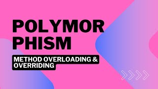 What is Polymorphism in OOP  Method Overloading amp Overriding [upl. by Rolo]