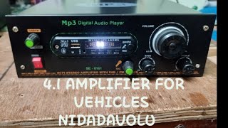 41 AMPLIFIER FOR VEHICLES TO NIDADAVOLU CUSTOMER HOME THEATERS HampS AUDIO [upl. by Nairot]