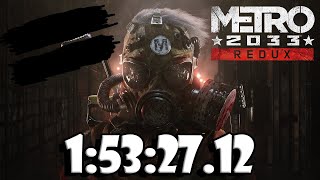 Metro 2033 Redux  Any Speedrun in 01551433 RT [upl. by Vita]