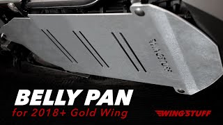 Belly Pan for 2018 Gold Wing at WingStuffcom [upl. by Iturk]