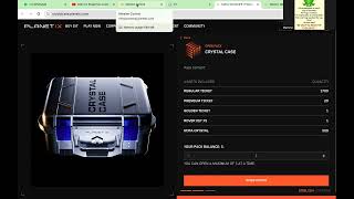 How to redeem Crystal pack from Planet ix [upl. by Cela]