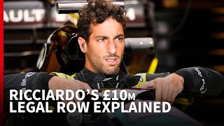 What Ricciardos £10million legal battle tells us about his Renault F1 contract [upl. by Namrehs]