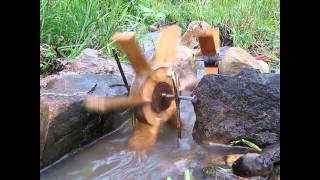 How to make simple water wheel [upl. by Aiken804]