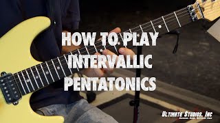 How to play intervallic Pentatonics [upl. by Dowell]