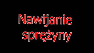 Nawijanie sprężyny na tokarce [upl. by Aicnelav695]