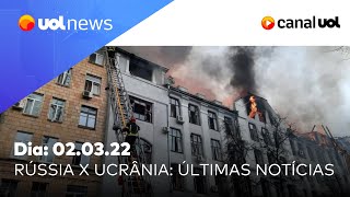 Guerra na Ucrânia veja últimas notícias e imagens do conflito com Rússia  UOL News [upl. by Siladnerb140]