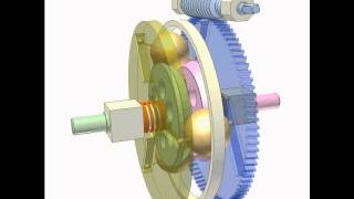 Friction ball variator 2 [upl. by Nwahsed]