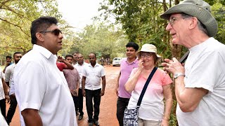 Sajith Premadasa on an Inspection tour at Sigiriya [upl. by Aydidey]