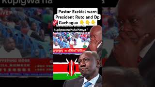 Pastor Ezekiel Emotional message to RUTO and GACHAGUA [upl. by Anaitat690]