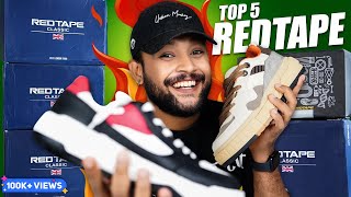 5 Best Red Tape White ShoesSneakers for Men 🔥 Amazon Casual Running Shoes Haul 2024  ONE CHANCE [upl. by Nitz]