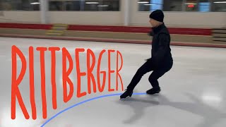 1 FIGURE SKATING JUMP FUNDAMENTAL APPLIED TO LOOP  RITTBERGER [upl. by Alyahs]