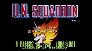 UN Squadron SNES Full Run on Gamer Difficulty [upl. by Etteniuqna]