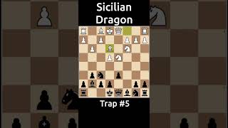 🔥 Sicilian Dragon Traps Unveiled  Trap 5♟️ [upl. by Marc585]