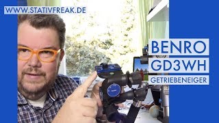 Der Stativfreak schaut sich den neuen BENRO GD3WH Getriebeneiger mal näher an [upl. by Gabriell421]