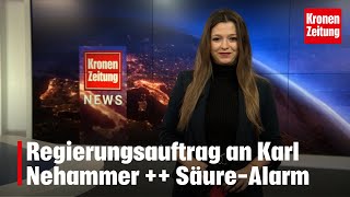 Regierungsauftrag an Karl Nehammer  SäureAlarm  kronetv NEWS [upl. by Chapin]