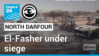 Sudan in North Darfur fear of an ethnic massacre in the city of El Fasher • The Observers [upl. by Eberto]