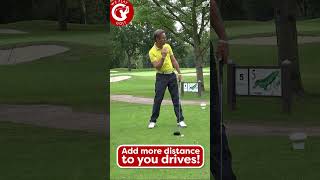 Add more distance to your drives with these simple tips shorts [upl. by Ayikat111]