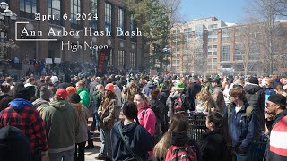 Ann Arbor Hash Bash 2024 Tribute to John Sinclair [upl. by Avon977]