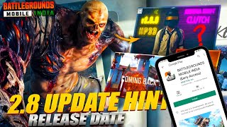 BGMI 28 UPDATE RELEASE DATE  BGMI 28 UPDATE PLAY STORE DOWNLOAD [upl. by Vins19]