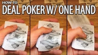 How to Deal Poker with One Hand [upl. by Pettit782]