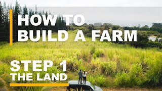 THE FARMSTEAD HAWAII  How To Build A Farm From Scratch  Episode 1 THE LAND [upl. by Cindee]