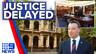 Up to 200000 cases to be heard as Victoria’s court backlog grows  9 News Australia [upl. by Oinotnaocram]