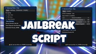 NEW Jailbreak Script  Auto Arrest  Auto Rob  Infinite Money  AND MORE  PASTEBIN [upl. by Nylsaj]