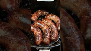 Simple and Easy Bratwurst on Air fryer shorts food yummy cooking sausage [upl. by Llennehc]