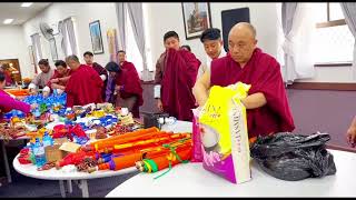 Namkhai Nyingpo Rinpoche Teaching in Australia 🇦🇺  Blessing the items with Mantras [upl. by Martinic]