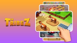 Mobile Game Ad — The Tribez Milk Gather [upl. by Hazel]