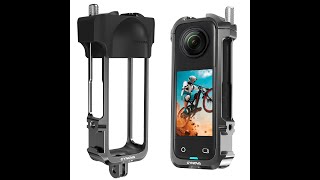 CYNOVA Insta 360 X4 Utility Frame with Silicone Lens Cover Compatible with Premium Lens Guard [upl. by Sakmar120]