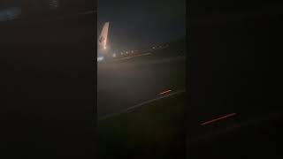 Night View of KL Airport  Chennai to KL Flight chennai malaysia flightvideo kualalumpurtrip [upl. by Odinevneib687]