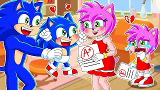 Mom Amy Rose’s Gift Box Baby Knuckles and Baby Bat’s Apology  Sonic The Hedgehog 3 Animation [upl. by Oninotna504]