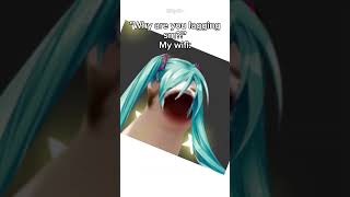 Hatsune Miku lives in ur wifi ✨✨ [upl. by Lorant]