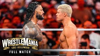 FULL MATCH  Roman Reigns vs Cody Rhodes — WWE Universal Championship Match WrestleMania 39 Sunday [upl. by Clower]