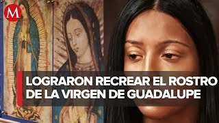 Recrean rostro de la Virgen de Guadalupe con inteligencia artificial [upl. by Stearn]