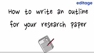 How to write an outline for your research paper [upl. by Filbert]