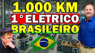 1000 KM O Primeiro Carro Elétrico Brasileiro está Chegando [upl. by Yrahk757]