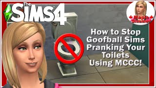 Stop Sims Pranking Your Toilets Using MCCC Sims 4 Tutorials [upl. by Suilienroc713]