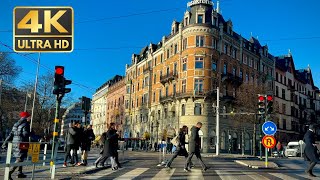 4k Driving in Stockholm  Sweden stockholm driving in the city center  4K ultra HD [upl. by Ellertnom]