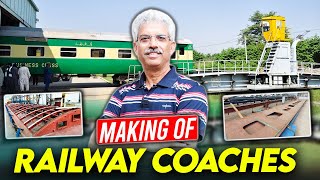 The Manufacturing Process of Railway Coaches  Railway Carriage Factory Islamabad  Amin Hafeez [upl. by Ecreip]