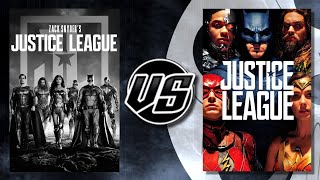 Zack Snyders Justice League 2021 VS Justice League 2017 [upl. by Aleahcim982]