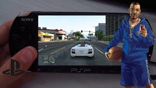 This is How GTA looks on PlayStation Portable PSP  GTA Gameplay [upl. by Ahsiugal31]