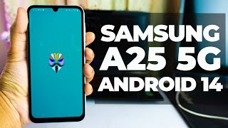 SAMSUNG A25 5G  Android 14 Root Via Magisk [upl. by Alanna193]