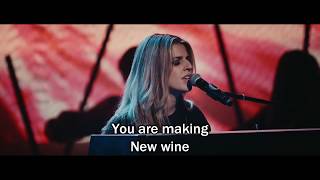 New Wine  Hillsong Worship Live with Lyrics [upl. by Nosyd]