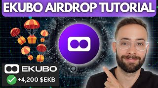 EKUBO Tutorial amp Airdrop Strategy Swaps amp Liquidity [upl. by Ellekim]