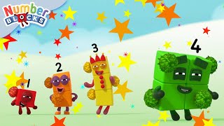 Counting Fluffies In Numberland  12345  Counting Cartoons For Kids  Numberblocks [upl. by Nosac]