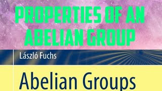 Properties and result of an abelian group [upl. by Sukram363]