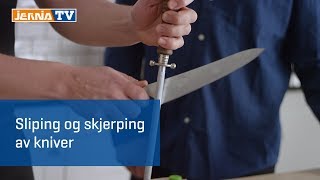 Sliping og skjerping av kniver [upl. by Llerred843]