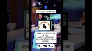 Live davantmatch 170824 Monaco  ASSE asse asmasse football ligue1 lapantherecatalane [upl. by Guinevere]